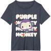 Fisher-Price Purple Monkey T-Shirt(Heather Blue)