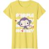 Fisher-Price Purple Monkey T-Shirt(Lemon Yellow)