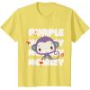Fisher-Price Purple Monkey T-Shirt(Lemon Yellow)