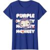 Fisher-Price Purple Monkey T-Shirt(Royal Blue)