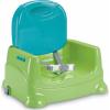 Fisher-Price Toddler Booster Seat Healthy Care, Green Adjustable Chair for Dining Table & Travel with Baby, Dishwasher Safe Tray(Blue/Green)