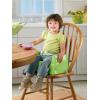 Fisher-Price Toddler Booster Seat Healthy Care, Green Adjustable Chair for Dining Table & Travel with Baby, Dishwasher Safe Tray(Blue/Green)