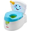 Fisher-Price Toddler Toilet Learn-to-Flush Potty Training Seat with Lights Sounds Phrases and Removable Potty Ring(Learn-to-Flush Potty)