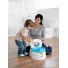 Fisher-Price Toddler Toilet Learn-to-Flush Potty Training Seat with Lights Sounds Phrases and Removable Potty Ring(Learn-to-Flush Potty)