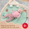 Fisher-Price Wood Baby Playmat Lay & Play Deluxe Activity Gym with Wooden Frame & Tummy Time Sensory Toys for Newborns 0+ Months (Amazon Exclusive)