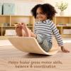 Fisher-Price Wood Montessori Toy Rockin’ Balance Board, American Montessori Society Seal of Excellence, 31.7-Inch Wooden Motor Skills Learning Activity for Kids Ages 3+ Years(Amazon Exclusive)
