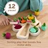 Fisher-Price Wood Montessori Toy Sorting Tree, American Montessori Society Seal of Excellence, Wooden Learning Activity Puzzle & Expert Play Tips for Preschool Kids Ages 3+ Years​ (Amazon Exclusive)