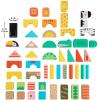 Fisher-Price Wood Toddler Toy Castle Block Set, 28 Wooden Pieces for Stacking Developmental Play Preschool Kids Ages 2+ Years(Jungle)