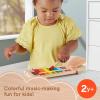 Fisher-Price Wood Toddler Toy Xylophone, Wooden Musical Instrument for Developmental Play Preschool Kids Ages 2+ Years