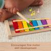 Fisher-Price Wood Toddler Toy Xylophone, Wooden Musical Instrument for Developmental Play Preschool Kids Ages 2+ Years