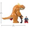 Imaginext Fisher-Price Superman Toy with Lights, Sounds, Motion & 3-inch Action Figure, 10-inch Monster with Chains(Playset)