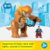Imaginext Fisher-Price Superman Toy with Lights, Sounds, Motion & 3-inch Action Figure, 10-inch Monster with Chains(Playset)