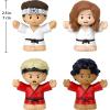 Little People Collector Cobra Kai Special Edition Figure Set for Adults & Fans in a Display Gift Box, 4 Figures
