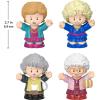 ​Little People Collector The Golden Girls Late Night Cheesecake 40th Anniversary Figure Set in a Display Gift Box for Adults & Fans(Golden Girls)