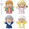 ​Little People Collector The Golden Girls Late Night Cheesecake 40th Anniversary Figure Set in a Display Gift Box for Adults & Fans(Golden Girls 40th Anniversary)