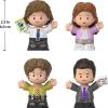 Little People Collector The Office US TV Show Special Edition Set for Adults & Fans, 4 Figures in Display Package