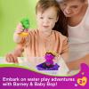 Mattel Fisher-Price Barney’s World Toddler Toys, Water Fun Pirate Ship, 4-Piece Set for Water Play with Barney & Baby Bop, Kids Ages 2+ Years
