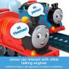 ​Thomas & Friends Motorized Toy Train Talking Percy Battery-Powered Engine with Sounds & Phrases for Pretend Play Preschool Kids Ages 3+ Years(James)