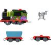 ​Thomas & Friends Motorized Toy Train Talking Percy Battery-Powered Engine with Sounds & Phrases for Pretend Play Preschool Kids Ages 3+ Years(Wiff)