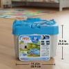 ​Thomas & Friends Toy Train Tracks Set, Connect & Build Bucket, 34-Piece Expansion Pack for Diecast & Motorized Trains, Kids Ages 3+ Years(Track Bucket)