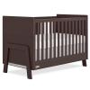 Dream On Me Fisher-Price Iris 4-in-1 Convertible Full-Size Baby Crib in Vintage White Oak, GreenGuard Gold & JPMA, Sustainable Pinewood, Converts to Day & Toddler Bed with Guard Rails & Kids Sofa(Chocolate Chip)