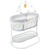Fisher-Price Baby Bedside Sleeper Soothing Motions Bassinet with Lights Music Vibrations & Toy Mobile for Newborns 0+ Months, Windmill(Windmill)