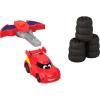Fisher-Price DC Batwheels 1:55 Scale Toy Car Bam The Batmobile Launching Vehicle with Crash Accessory for Ages 3+ Years(Redbird)