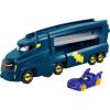 Fisher-Price DC Batwheels Toy Hauler and Car, Bat-Big Rig with Ramp and Bam The Batmobile 1:55 Scale Diecast Toy Vehicle, Ages 3+ Years(Hauler)