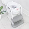 Fisher-Price™ Potty Training Seat with Step Stool Ladder, 2-in-1 Potty Training Toilet for Toddlers with Splash Guard, Anti-Slip Pads, Cushioned Seat (Gray)