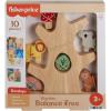 Fisher-Price Preschool Toy Wooden Balance Tree, 10 Wood Pieces for Stacking Developmental Play for Kids Ages 3+ Years