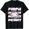 Fisher-Price Purple Monkey T-Shirt(Black)