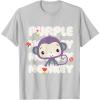 Fisher-Price Purple Monkey T-Shirt(Silver Grey)