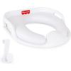 Fisher-Price™ Ready & Steady Potty Seat – Deluxe Soft Padded Potty Ring with Handles, Splash Guard, and Storage Hook for Toddlers Potty Training, White
