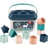 Fisher-Price Stacking Toy Baby’s First Blocks Set of 10 Shapes for Sorting Play for Infants Ages 6+ Months, Navy Fawn (Amazon Exclusive)(Blocks)