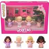 Little People Collector Barbie The Movie Special Edition Set for Adults & Fans, 4 Figures in Display Package