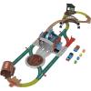 Thomas & Friends Toy Train Playset by Fisher-Price, Load & Launch Barrel Delivery with Classic Motorized Engine & Cargo Car, 18 Feet of Track