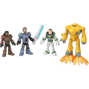 Fisher-Price Imaginext Figure Set Disney and Pixar Lightyear Jr. ZAP Patrol Multipack with Buzz Lightyear Toy for Preschool Kids Ages 3+ Years
