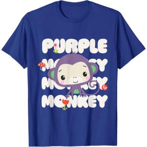 Fisher-Price Purple Monkey T-Shirt(Royal Blue)