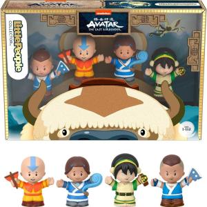 Little People Collector Avatar: The Last Airbender Special Edition Set for Adults & Fans, 4 Figures in Display Package