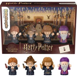 Little People Collector Harry Potter and The Goblet of Fire Special Edition Set for Adults & Fans, 4 Figures in a Display Box(Sorcerer’s Stone)