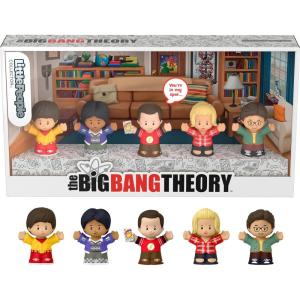 ​Little People Collector The Big Bang Theory TV Show Special Edition Set for Adults & Fans, 5 Figures in a Display Box(Multicolor)