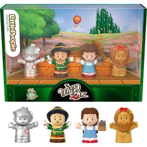 Little People Collector The Wizard of Oz Movie Special Edition Set for Adults & Fans, 4 Figures in Display Gift Package