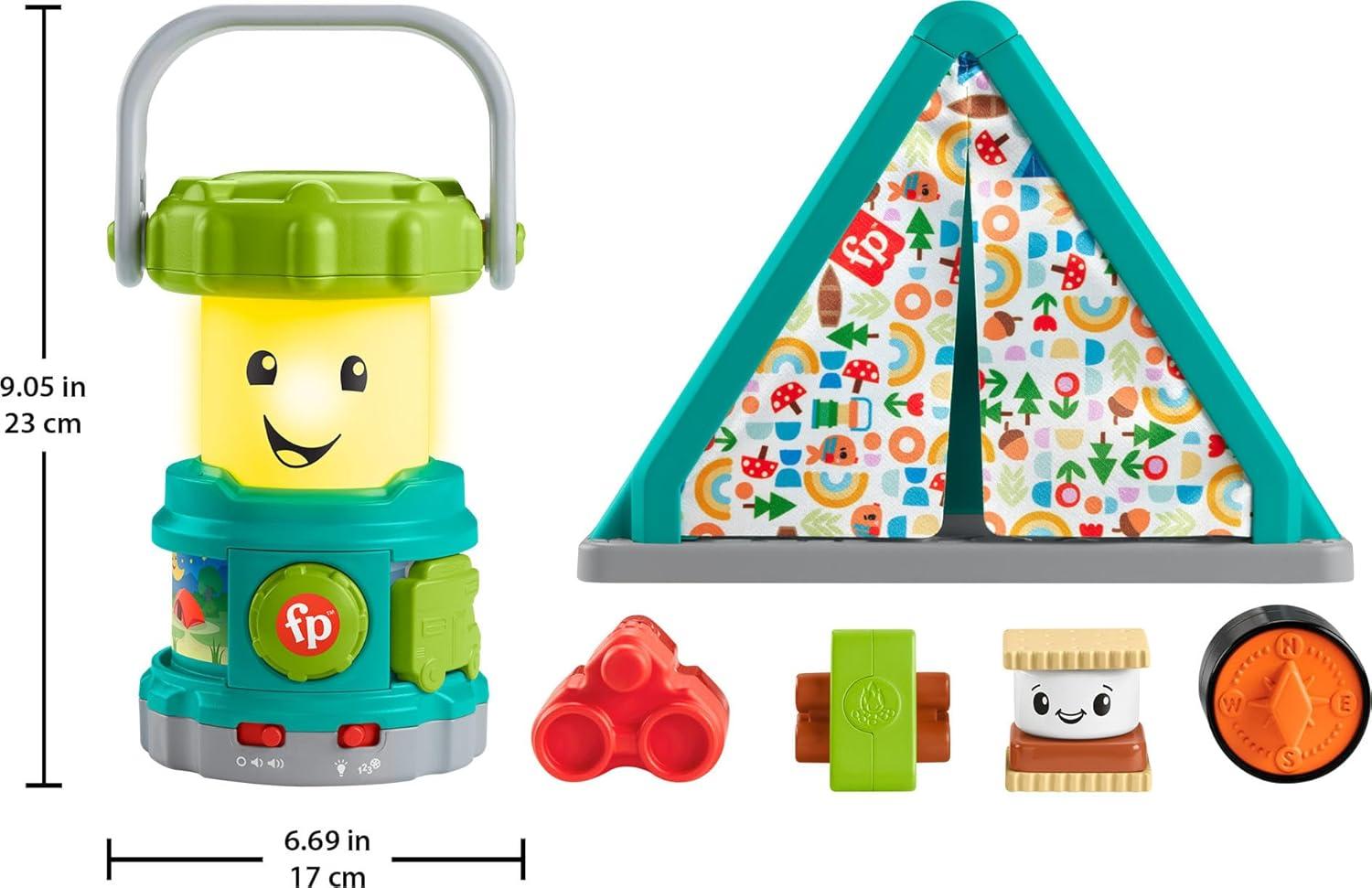 imageFisherPrice Baby Toys SMore Fun Camping Set 2 Learning Activities for Developmental Pretend Play Infants ampamp Toddlers Ages 6 Months Amazon Exclusive