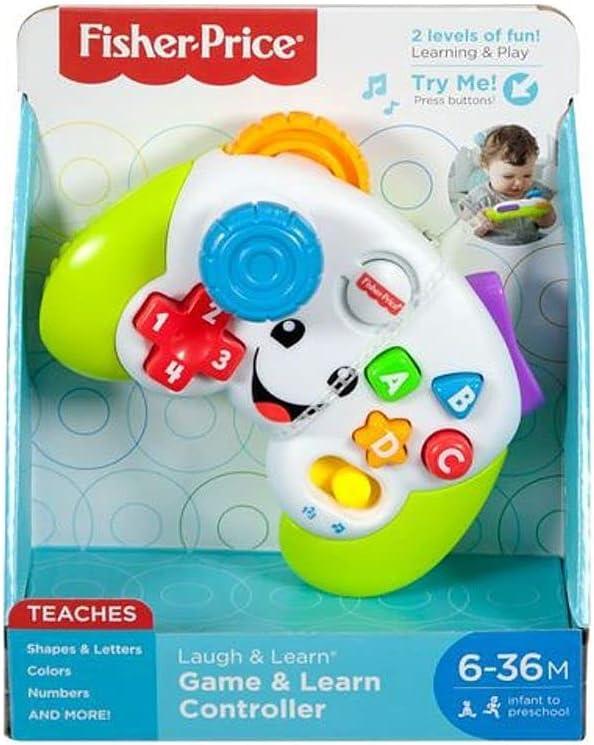 imageFisherPrice Baby ampamp Toddler Toy Laugh ampamp Learn Game Controller Green Musical Learning Activity for Pretend Play Infants Ages 6 MonthsRefresh