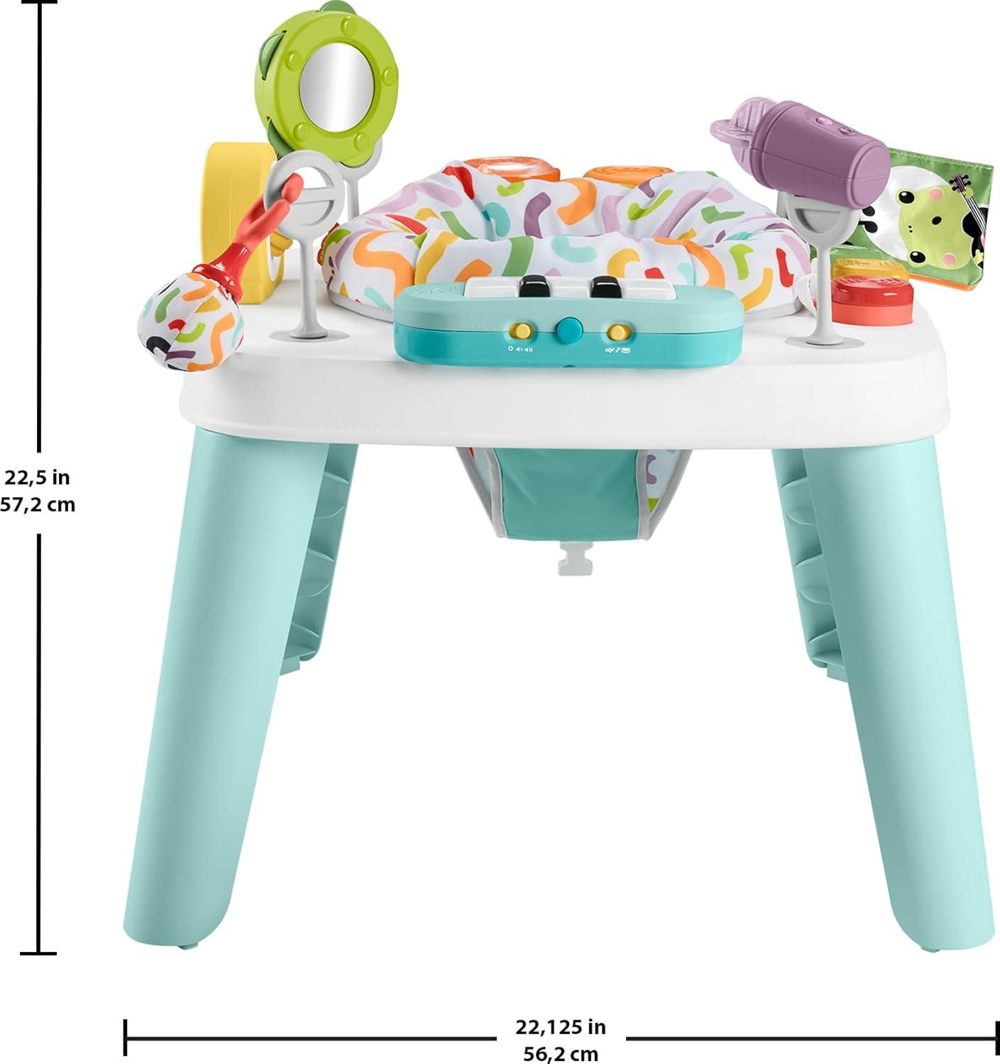 imageFisherPrice Baby to Toddler Toy 3in1 Hit Wonder Activity Center ampamp Play Table with Music Lights ampamp Developmental ActivitiesMulticolor