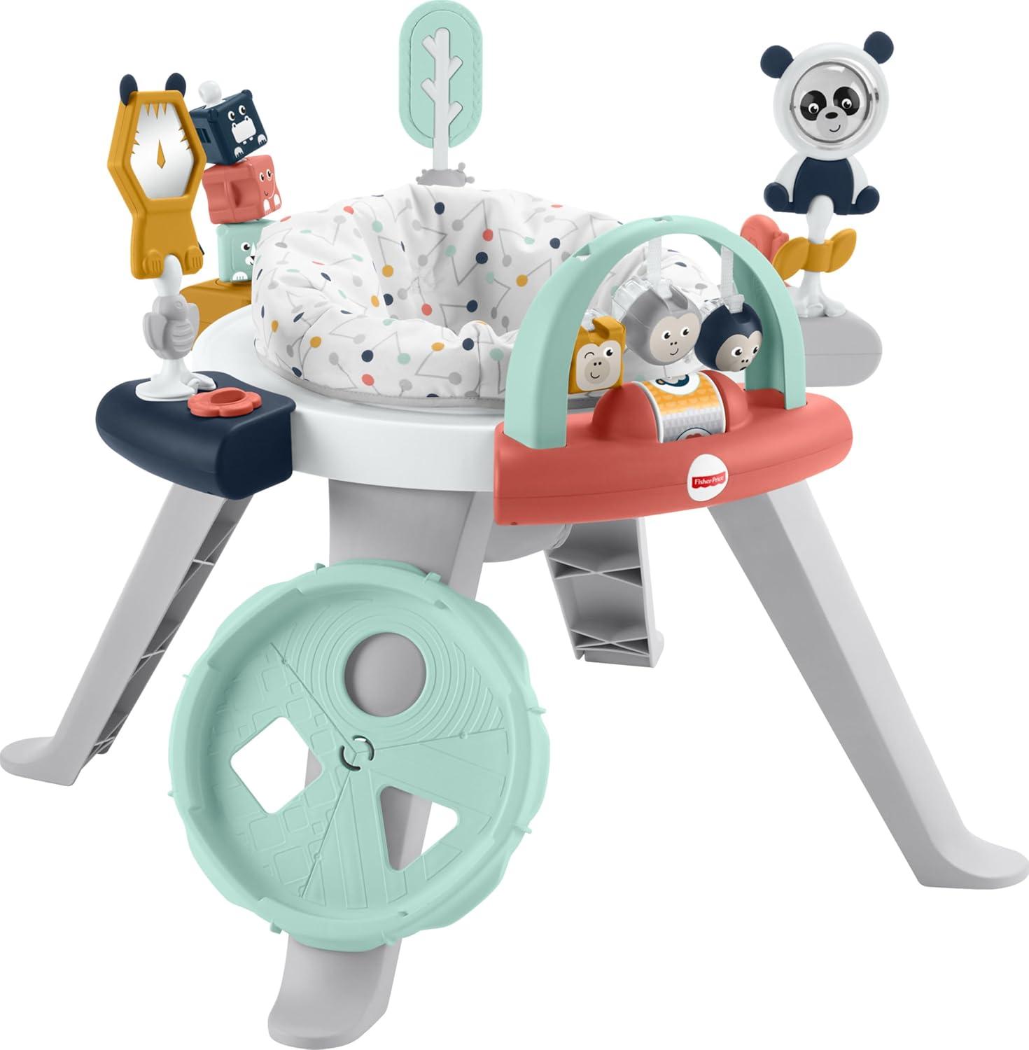 imageFisherPrice Baby to Toddler Toy 3in1 Spin ampamp Sort Activity Center and Play Table with 10 Activities Happy DotsActivity Center