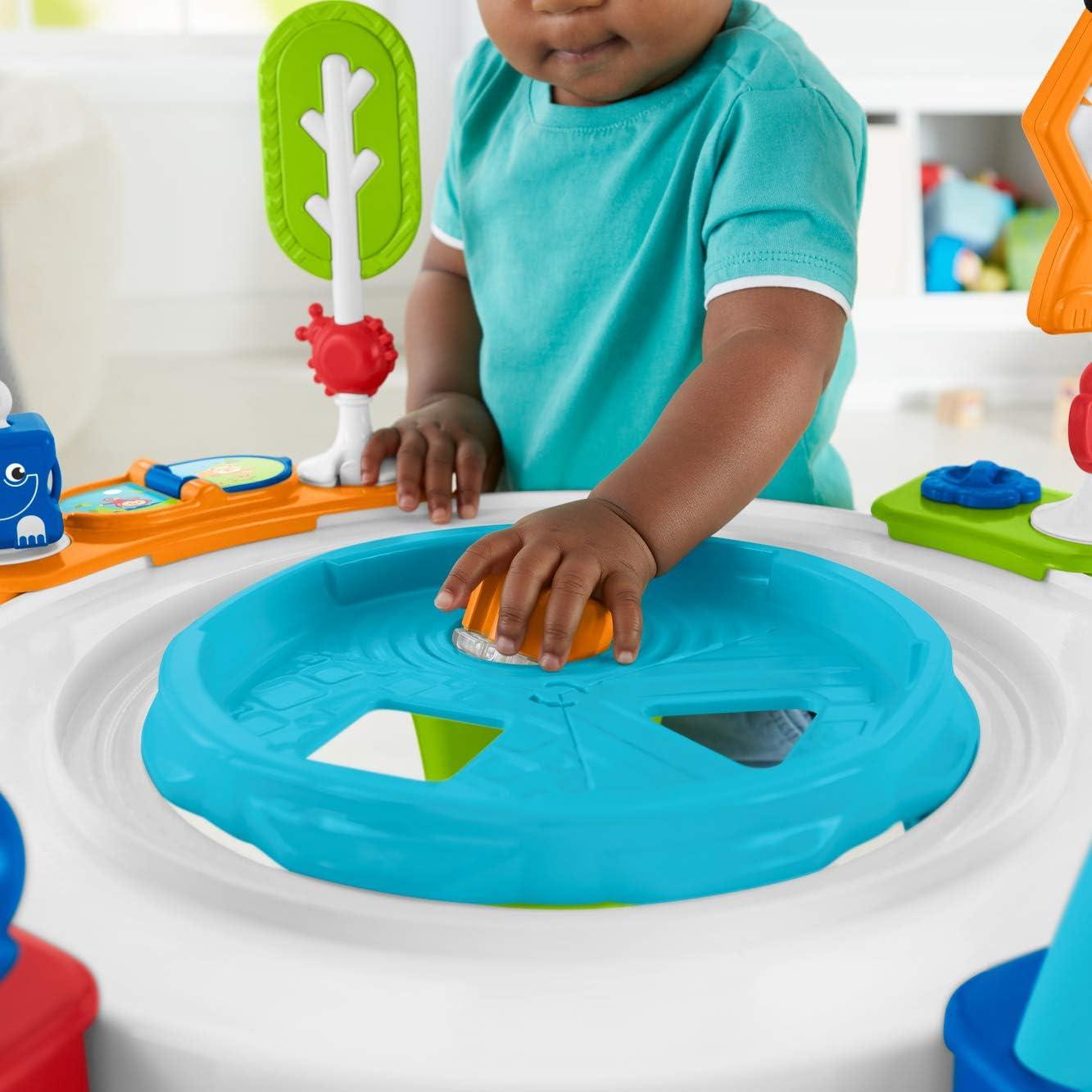 imageFisherPrice Baby to Toddler Toy 3in1 Spin ampamp Sort Activity Center and Play Table with 10 Activities Happy DotsActivity Center
