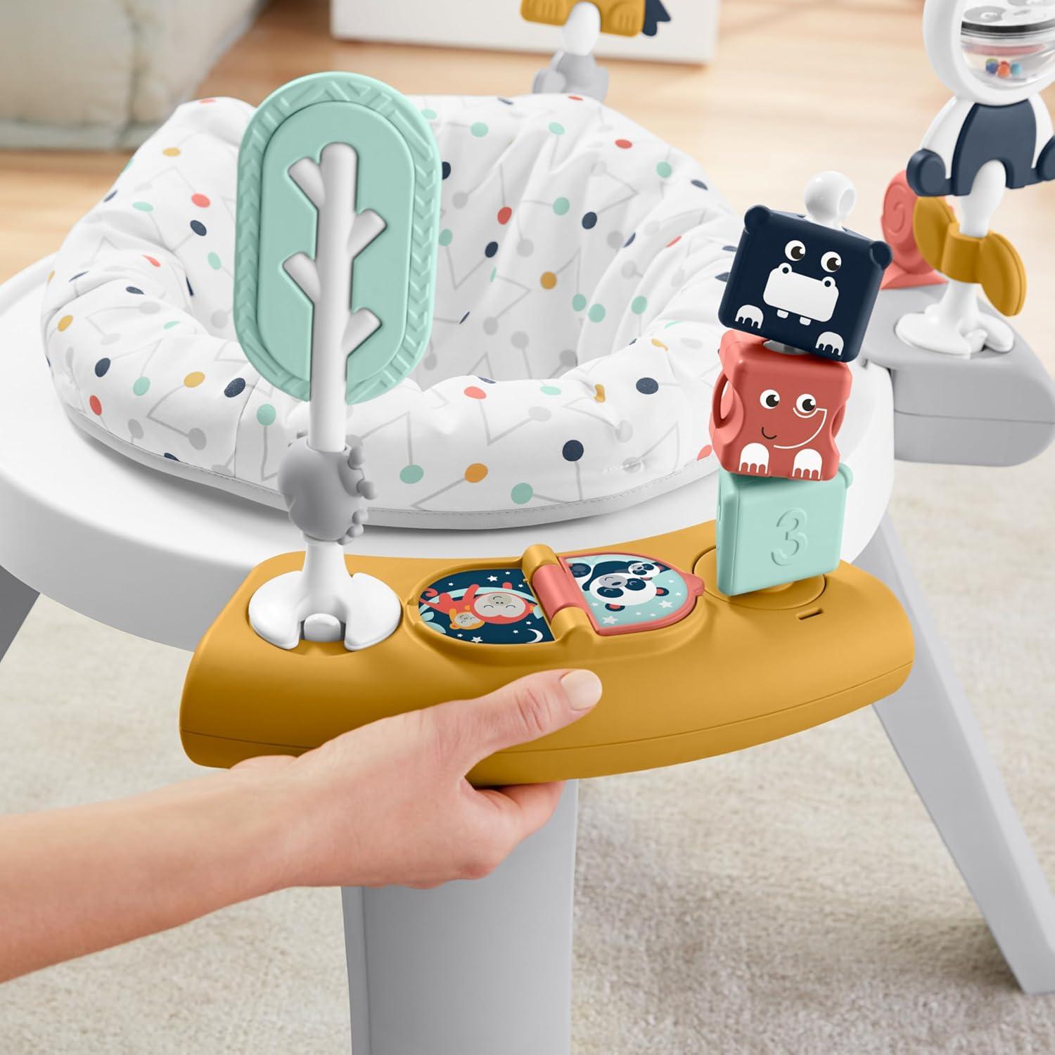 imageFisherPrice Baby to Toddler Toy 3in1 Spin ampamp Sort Activity Center and Play Table with 10 Activities Happy DotsActivity Center