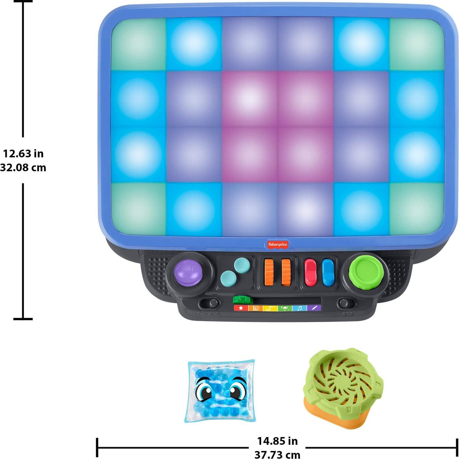 imageFisherPrice Learning Toy Sensory Bright Light Station Activity Table with Games Music ampamp Sounds for Preschool Kids Ages 3 Years Amazon Exclusive
