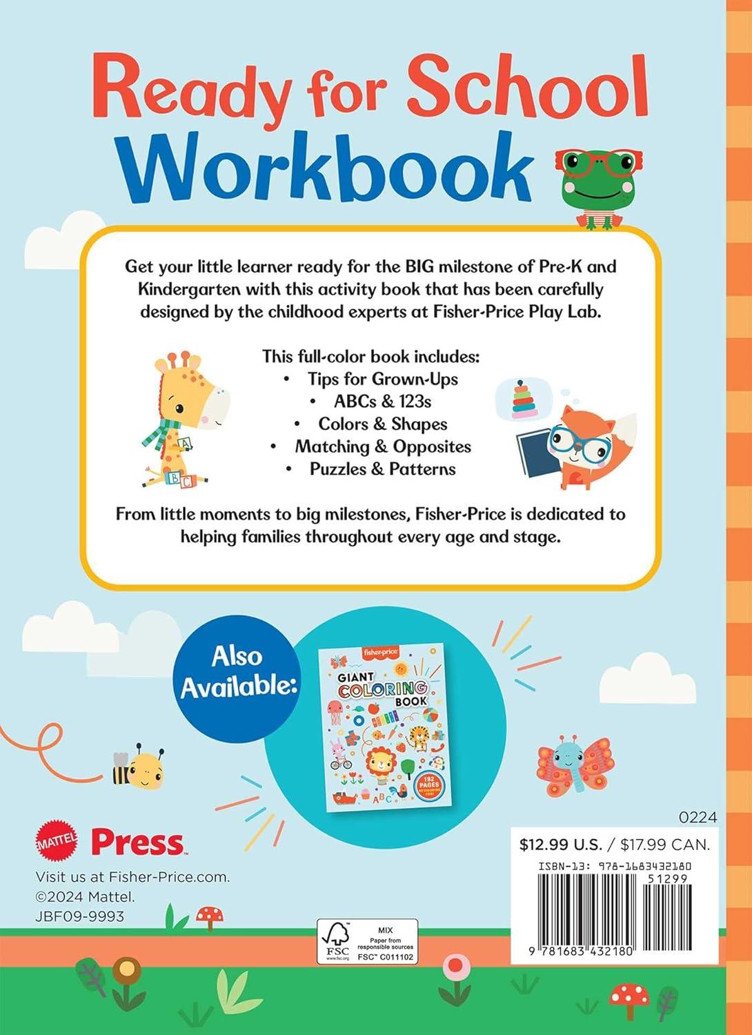imageFisherPrice Ready for School Workbook